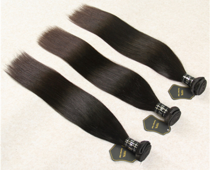 100% Raw Virgin Hair Silky Straight